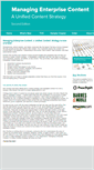 Mobile Screenshot of managingenterprisecontent.com