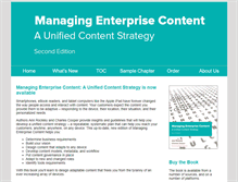 Tablet Screenshot of managingenterprisecontent.com